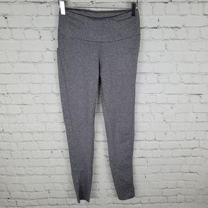 GYMSHARK | heathered grey full length pocket workout athletic leggings
